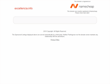 Tablet Screenshot of excellencia.info
